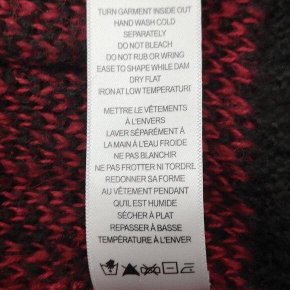 NWOT Ricki's Ladies Size Small Red & Black Check Straight Fit Open Cardigan - Picture 6 of 9